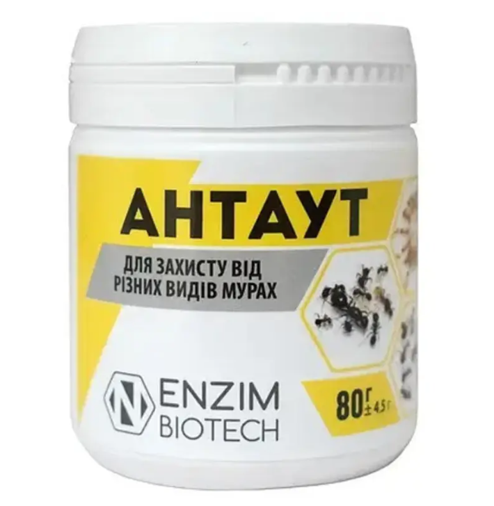 Біоінсектицид від мурах Biotech Антаут Enzim 80 г (X-1133)