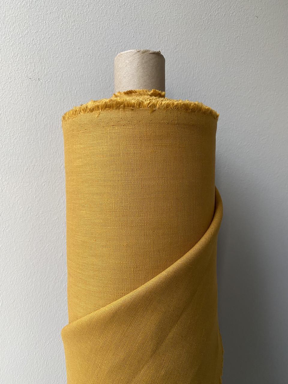 Тканина Linen Plus 100% льон Гірчичний 1138/697 - фото 8 Тканина Linen Plus 100% льон Гірчичний 1138/697 - фото 8