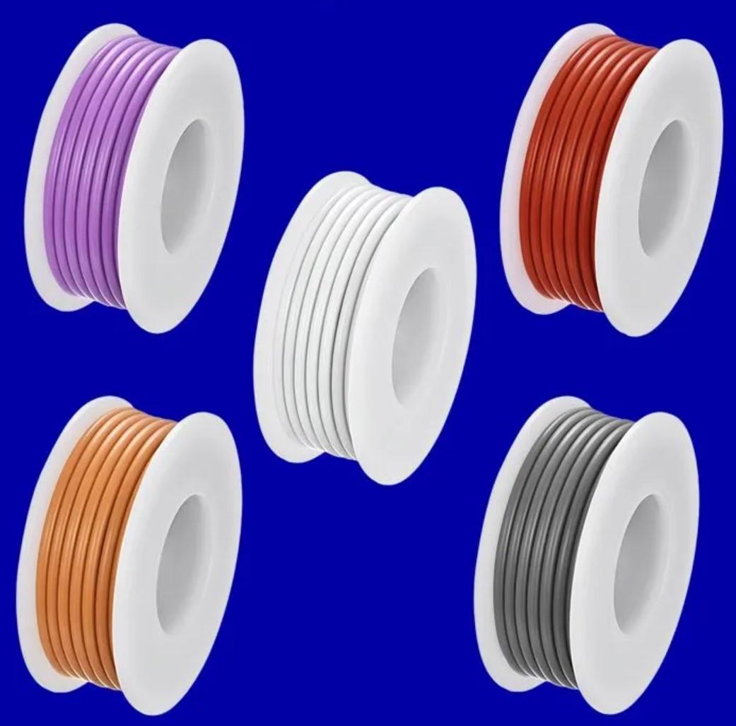 Набір монтажного дроту HandsKit 24AWG-RG у силіконовій ізоляції 0,2 мм2x10 м Різнокольоровий (2379180576) - фото 2