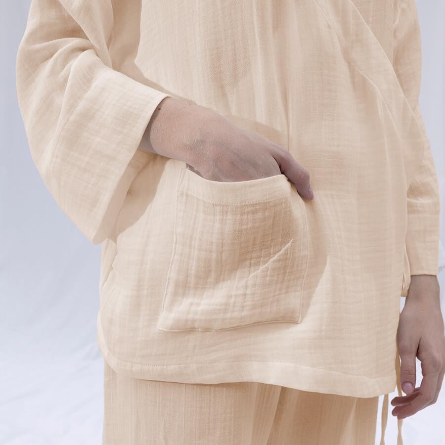 Домашняя одежда Penelope Serli kruvaze kimono kisa somon S/M Лососевая (svt-2000022324632) - фото 4 Домашняя одежда Penelope Serli kruvaze kimono kisa somon S/M Лососевая (svt-2000022324632) - фото 4