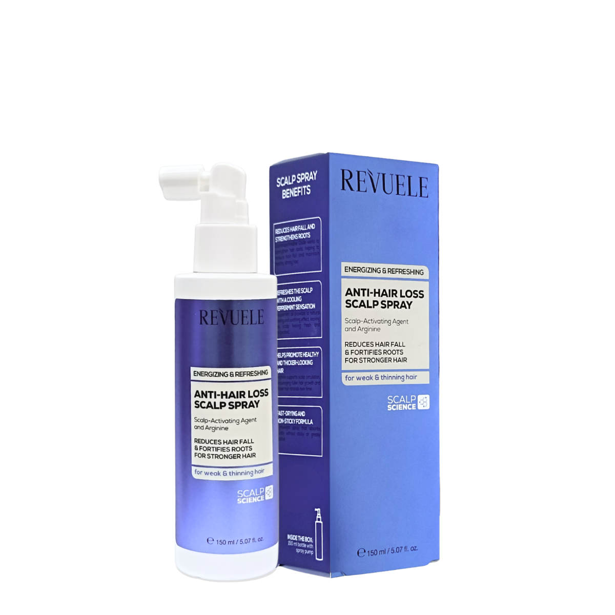 Спрей против выпадения волос Revuele Anti-Hair Loss с аргинином 150 мл