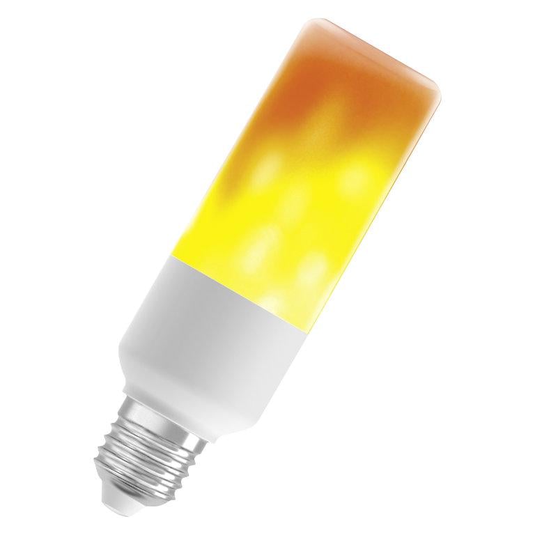 Лампа светодиодная Osram Flame Stick 0,5W 230 V 10 lm 1500K E27 (4058075389908)