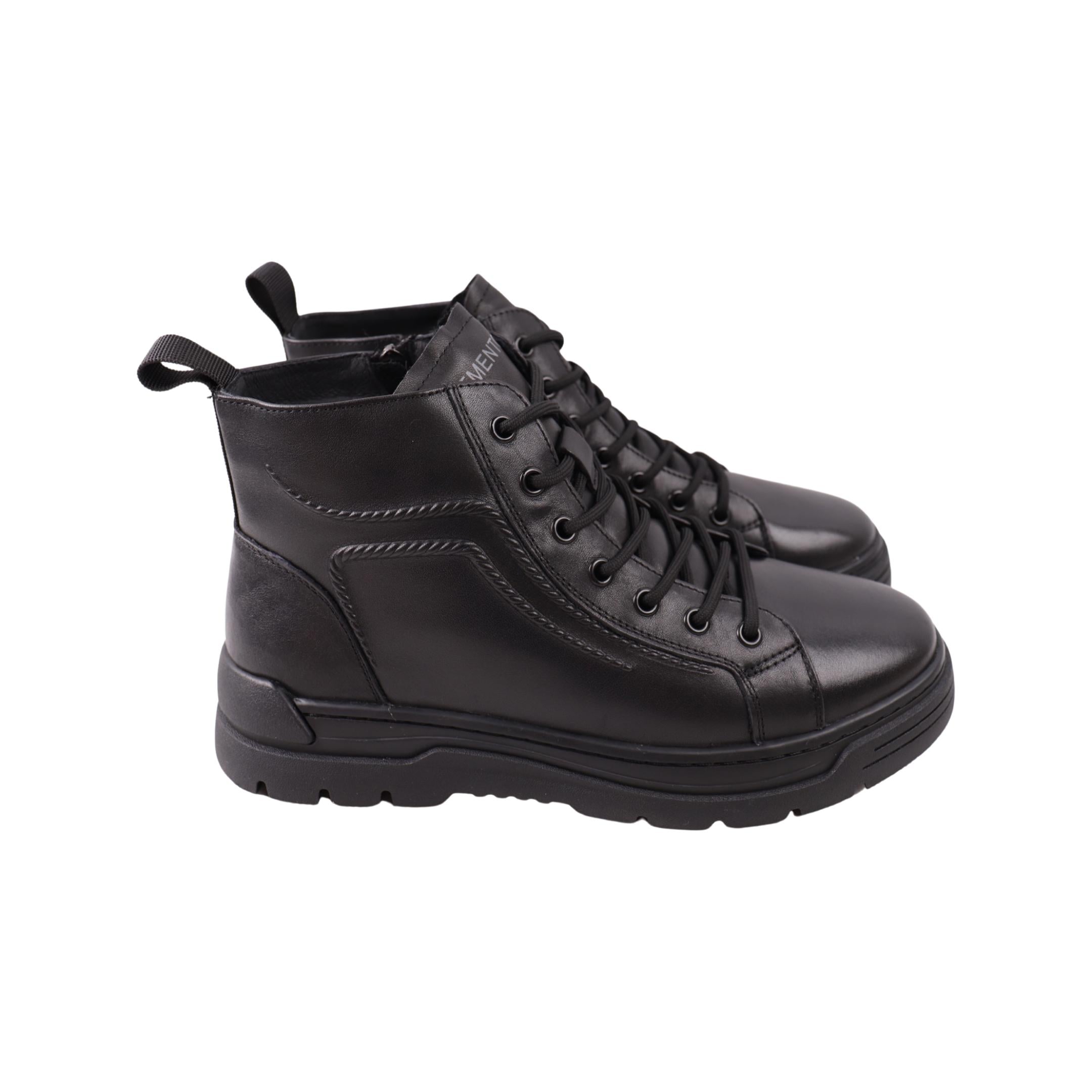 Ботинки мужские Clemento натуральная кожа р. 39 Черный (57-24ZHS) Ботинки мужские Clemento натуральная кожа р. 39 Черный (57-24ZHS)