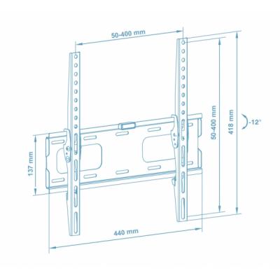 Кронштейн Walfix S-228B 26-55" 400х400 - фото 2