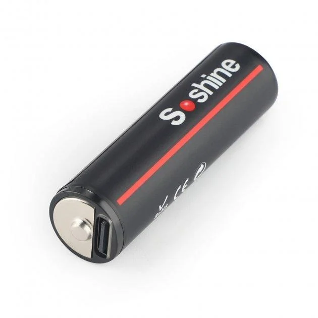 Батарейка акумуляторна Soshine TYPE-C AA 2600 mAh
