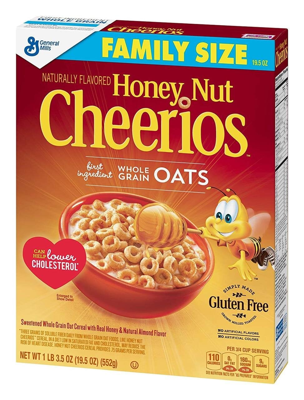 Сухий сніданок Cheerios Honey Nut 552 г (735054088)