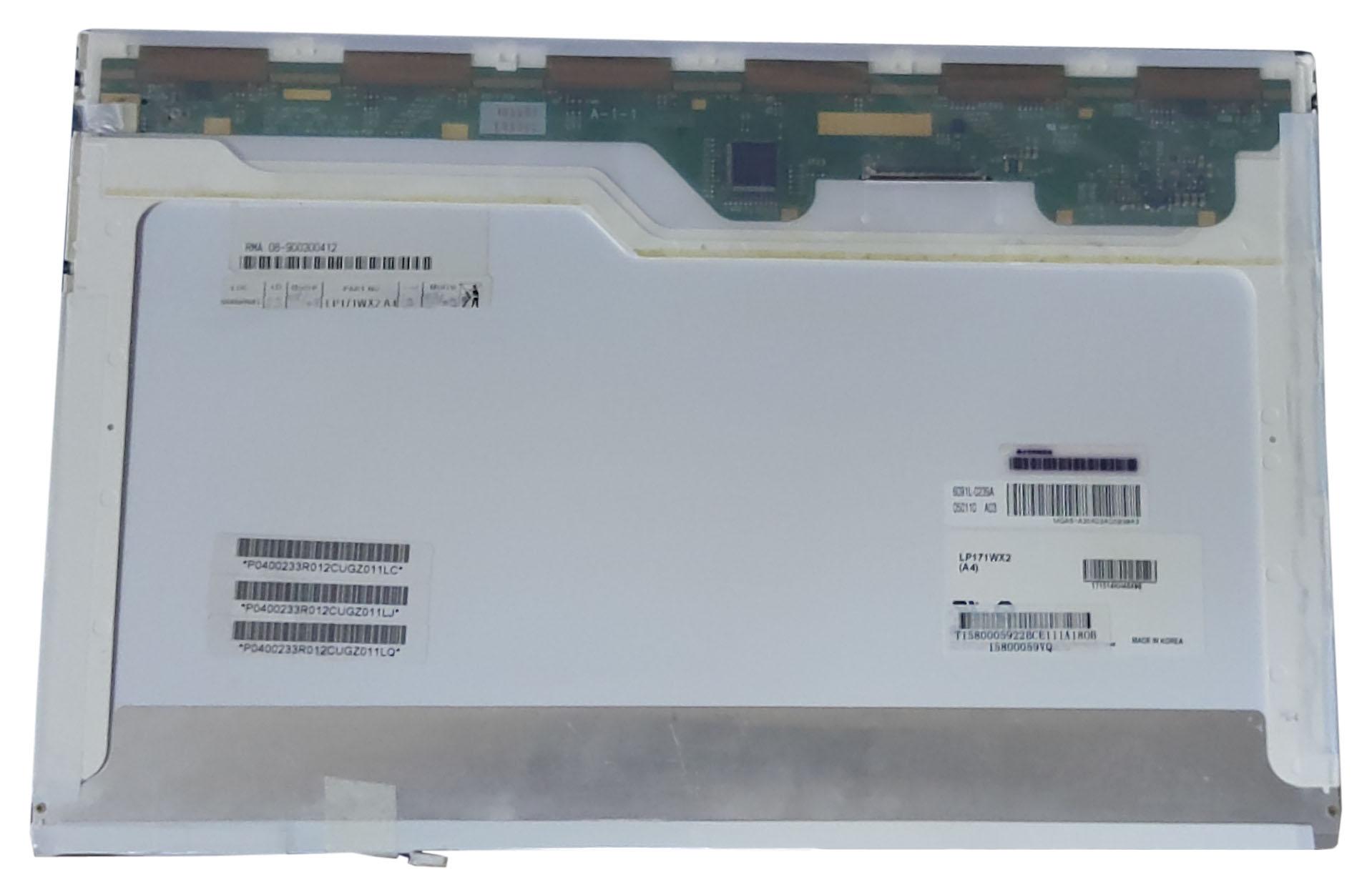 Матрица для ноутбука 17,1" Normal 30 pin сверху справа 1440x900 ламповая 1 CCFL без крепления матовая для Samsung LP171WX2 A4