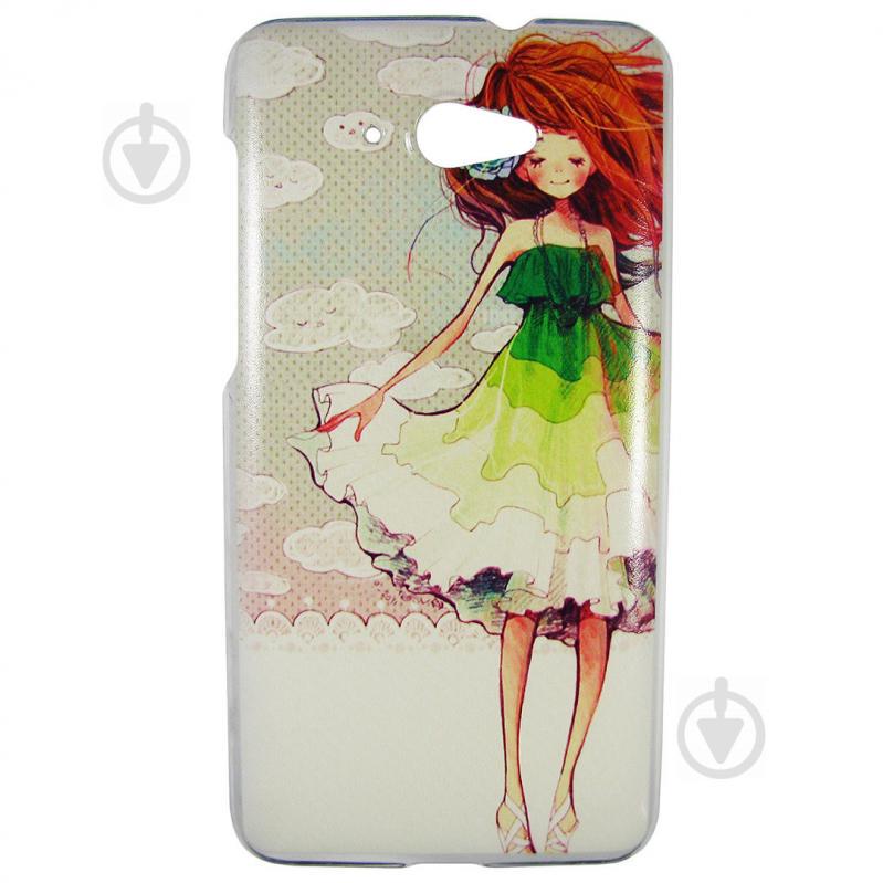 Чехол с рисунком Printed Plastic для Lenovo S930 Девушка в платье (hub_WmXW55121)