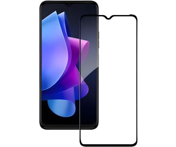 Закаленное защитное стекло Full Screen Tempered Glass для Tecno Spark 10 4G / Spark 10C, Black
