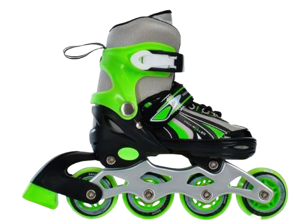 Ролики раздвижные детские Profi 27-30 см Зеленый (AP-122-R-17)