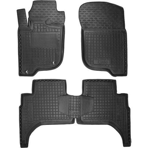 Коврики полиуретановые Avto-Gumm для Mitsubishi L200 2016 короткая база (11542)