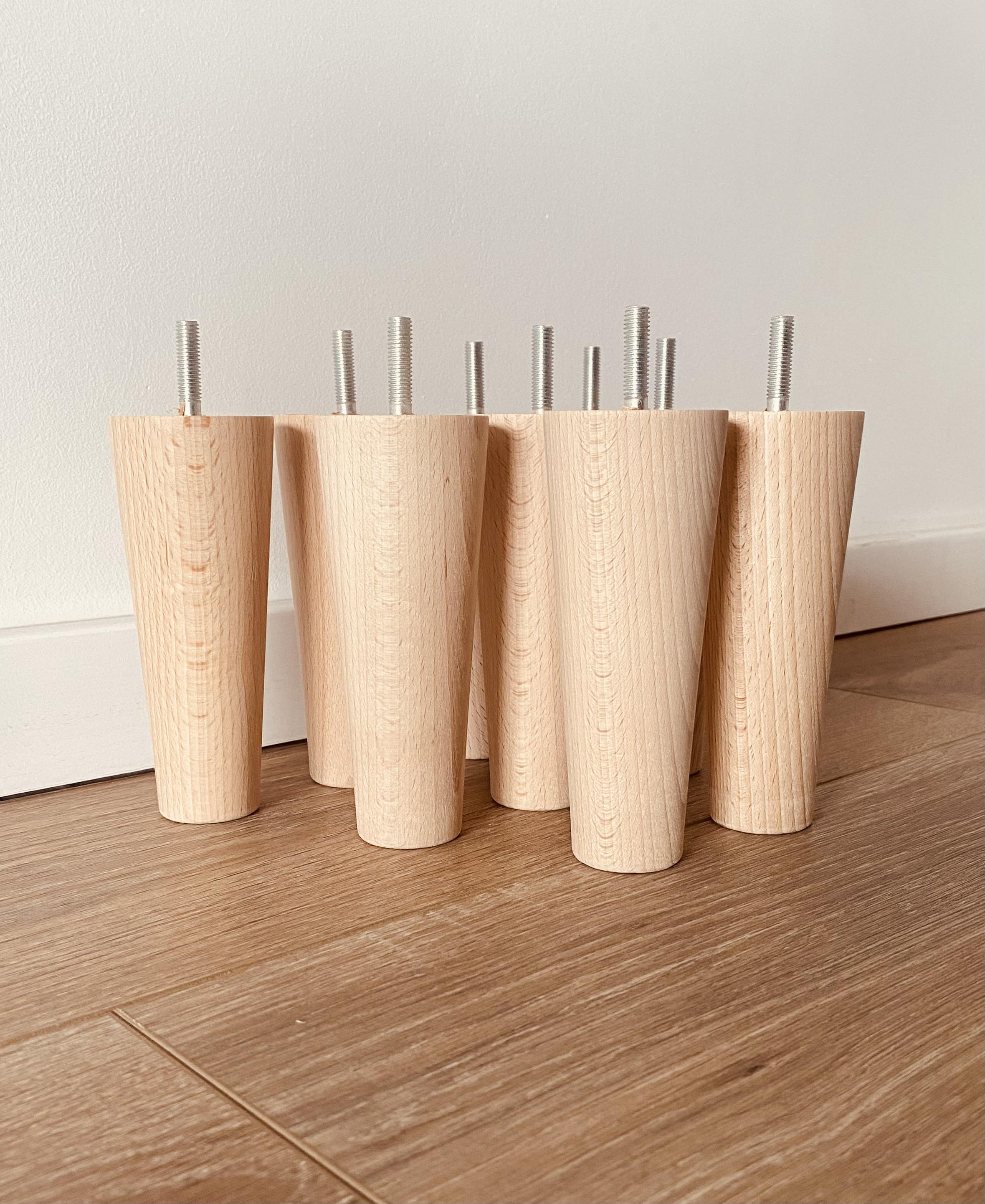 Ножка деревянная конусная прямая для мебели 35x55x140 мм 1 шт. Бук (14327184) - фото 3 Ножка деревянная конусная прямая для мебели 35x55x140 мм 1 шт. Бук (14327184) - фото 3