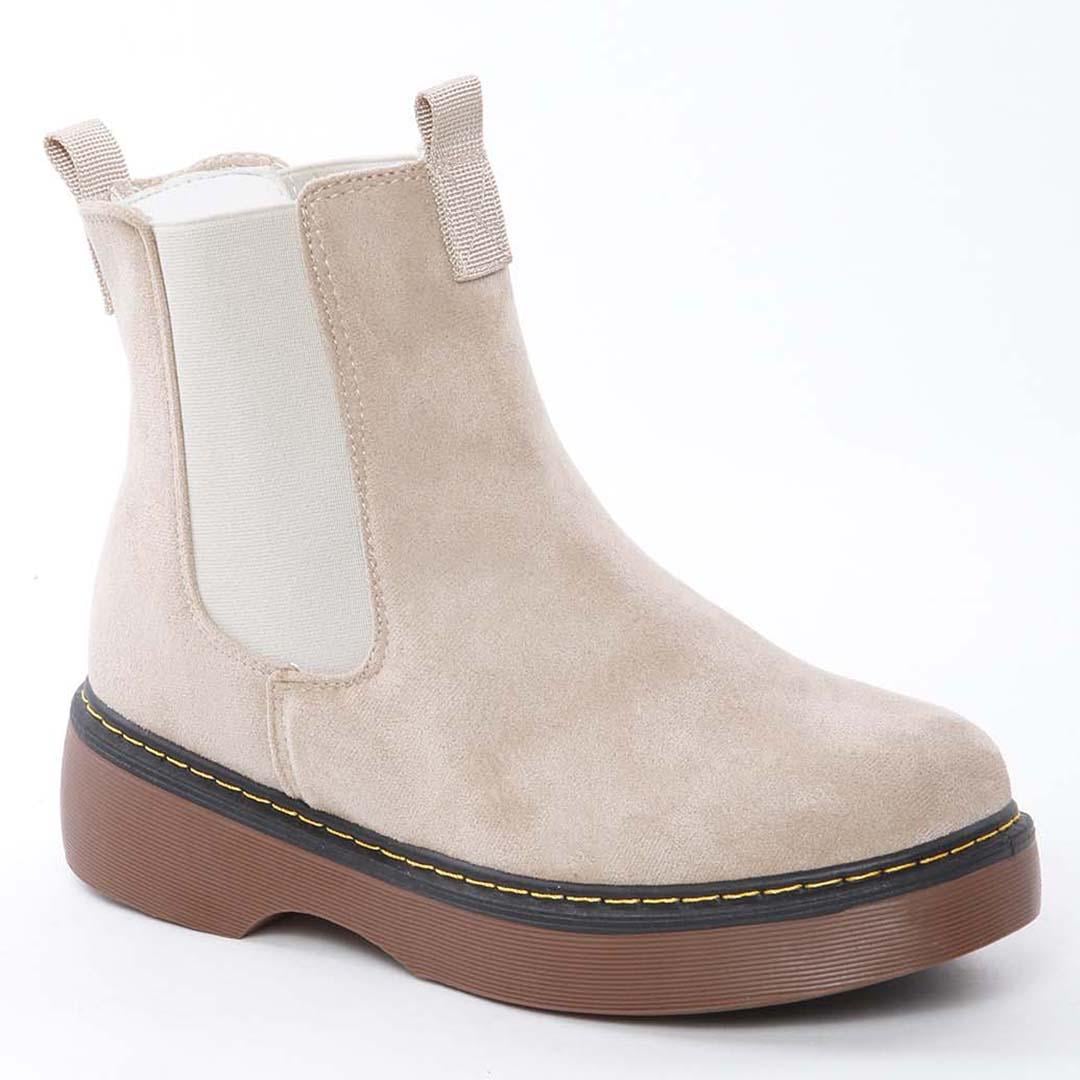 Ботильоны женские Fashion 337583 р.38 24,5 см Бежевый