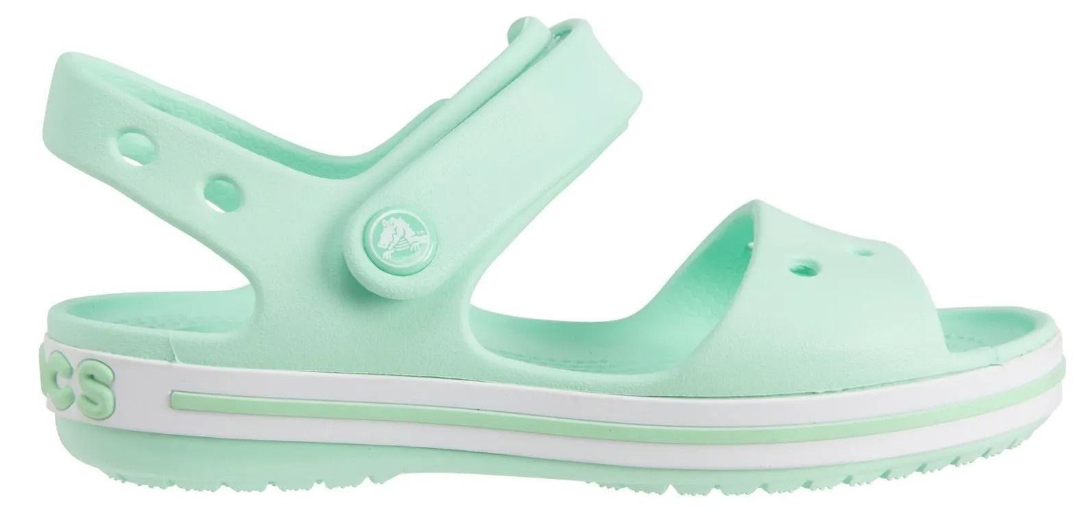 Сандалі дитячі Crocs Crocband р. 24 14,5 см Neon Mint
