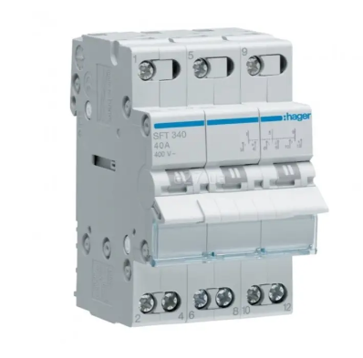 Переключатель сети Hager SFT340 3-позиционный на 40А (33003788)