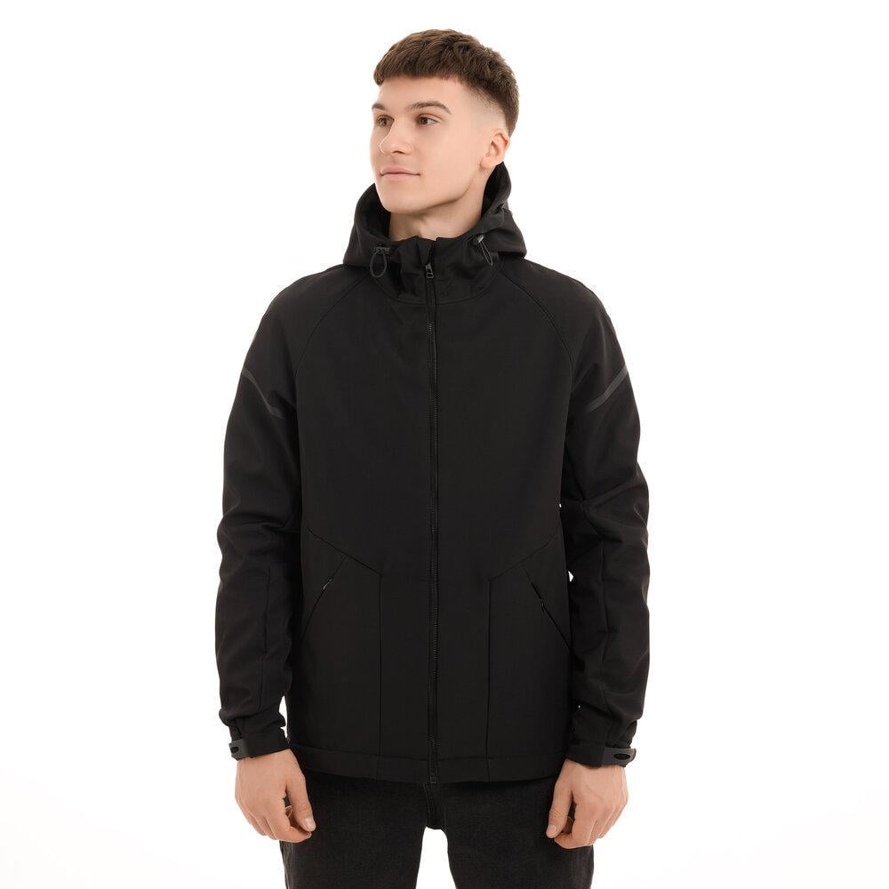 Куртка мужская Pobedov Softshell Vector демисезонная S Черный (26513)
