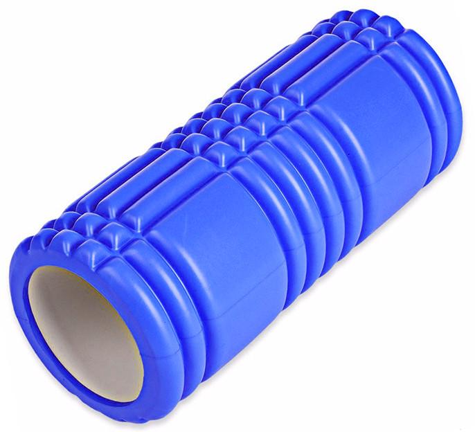Ролик масажний EasyFit Grid Roller v.1.0 33 см Синій - фото 2