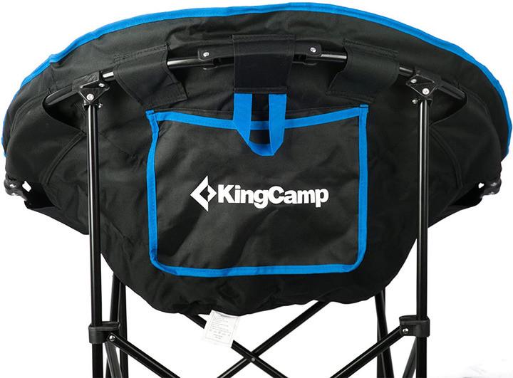 Туристическое кресло раскладное KingCamp Comfort Moon Black/Blue (KC3816_BLACK/ROYALBL) - фото 5 Туристическое кресло раскладное KingCamp Comfort Moon Black/Blue (KC3816_BLACK/ROYALBL) - фото 5