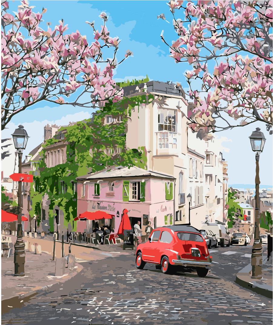 Картина по номерам Идейка "Французское путешествие" 40х50 см (KH3500)