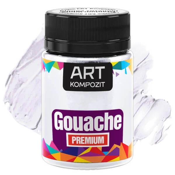 Гуашевая краска художественная ART Kompozit Premium 60 мл Белила титановые (20883) - фото 1 Гуашевая краска художественная ART Kompozit Premium 60 мл Белила титановые (20883) - фото 1