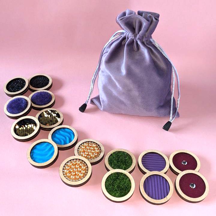 Настільна гра Zoia for Kids Лото тактильне 8 пар (М-005-08) - фото 2 Настільна гра Zoia for Kids Лото тактильне 8 пар (М-005-08) - фото 2