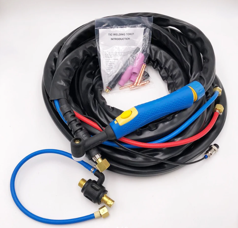 Пальник аргоновий WP-18 з водяним охолодженням 3 м Чорний (1821js)