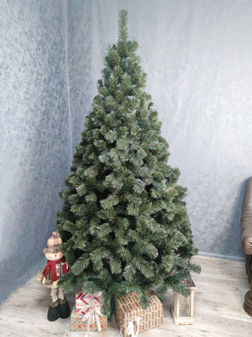 Искусственная елка Сказка из ПВХ с подставкой 2,20 м Зеленый (NYT15232)