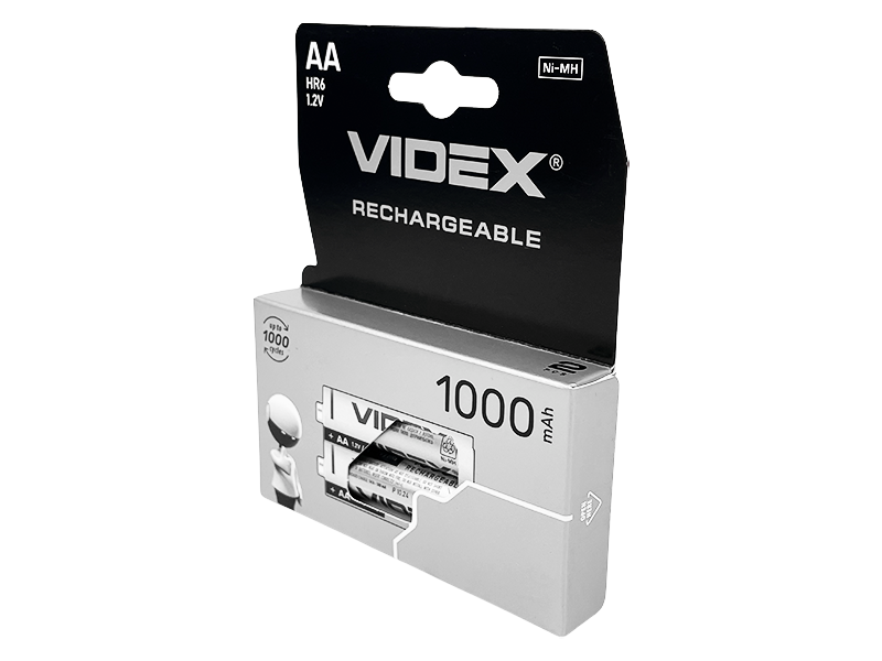 Аккумулятор Videx AA / HR6 1000mAh 2 шт