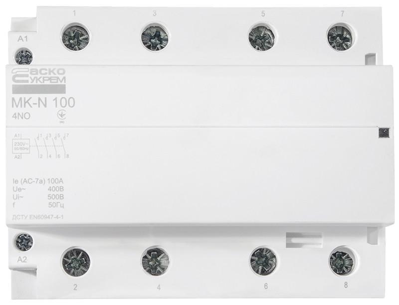 Контактор модульный АСКО-УКРЕМ MK-N 4P 100 А 4NO 220 В (A0040030039)