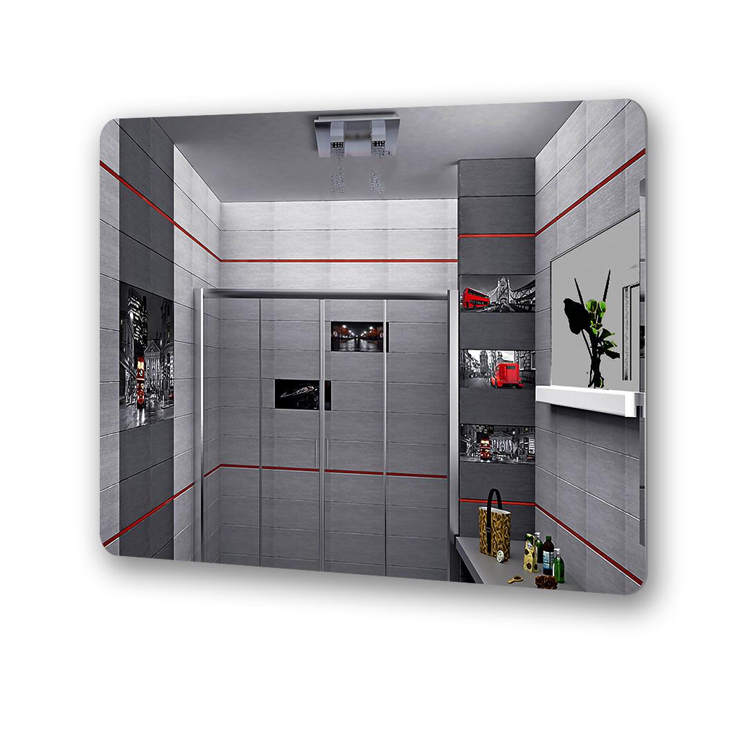 Зеркало Экватор ML-34 с 3D подсветкой 80x100 см с закругленными углами - фото 2 Зеркало Экватор ML-34 с 3D подсветкой 80x100 см с закругленными углами - фото 2