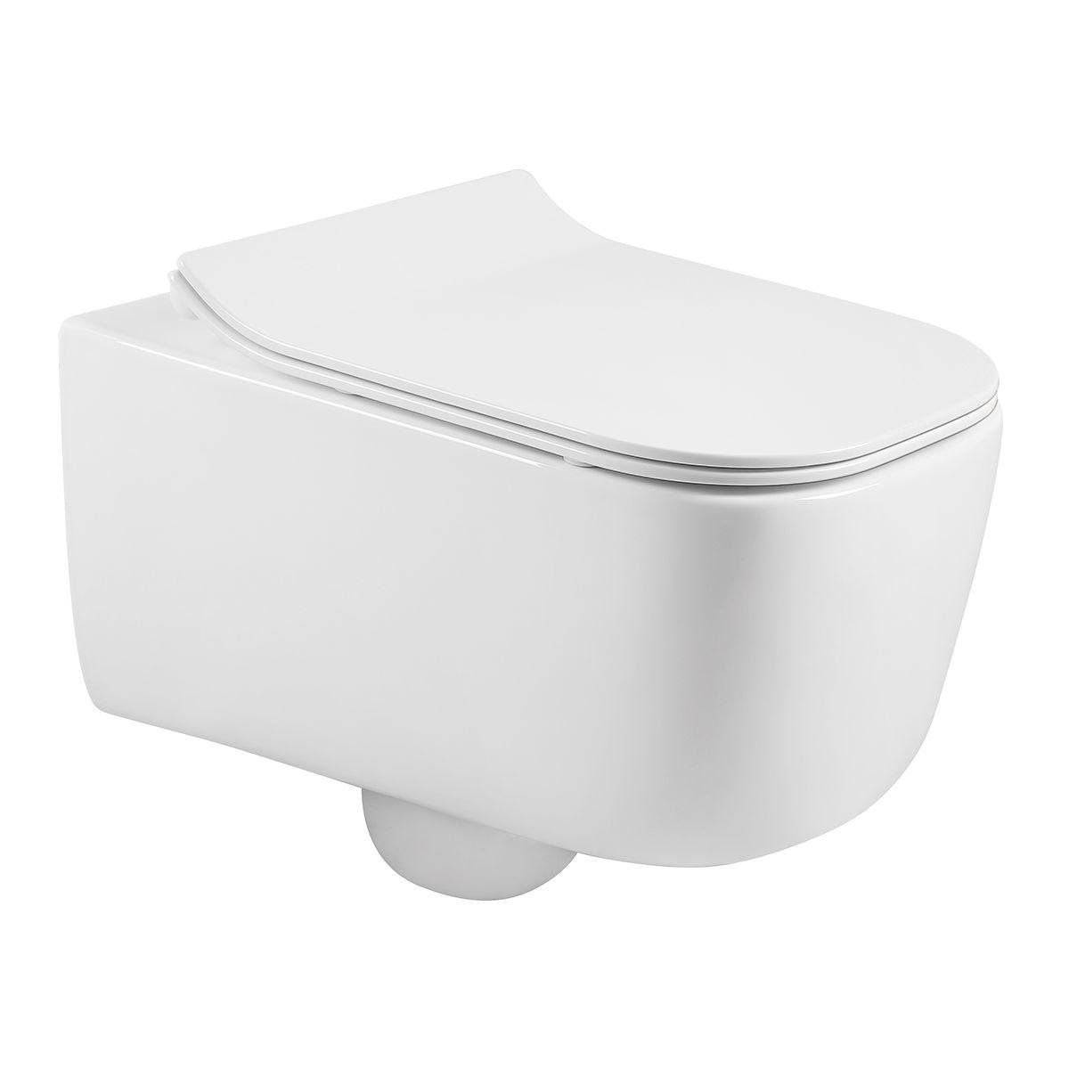 Унітаз підвісний VOLLE HIPPO 13-44-202 безобідковий із сидінням з мікроліфтом (71853) Унітаз підвісний VOLLE HIPPO 13-44-202 безобідковий із сидінням з мікроліфтом (71853)