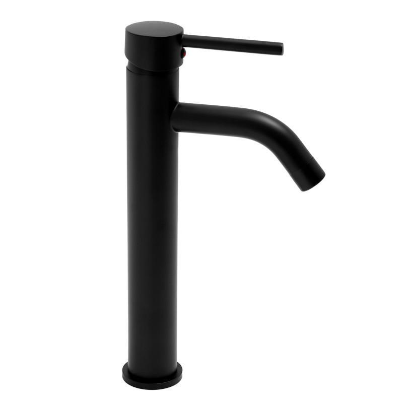 Смеситель для умывальника Yoka BU.LOVA-36-BLK reac-20000000057 высокий однорычажный Черный (158876)