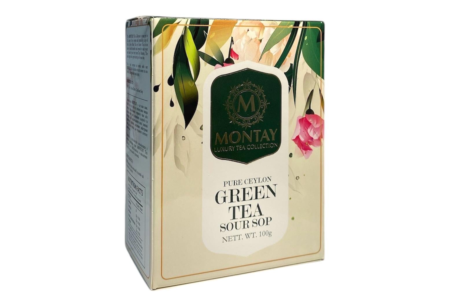 Чай зеленый Montay с саусепом 100 г (60750)
