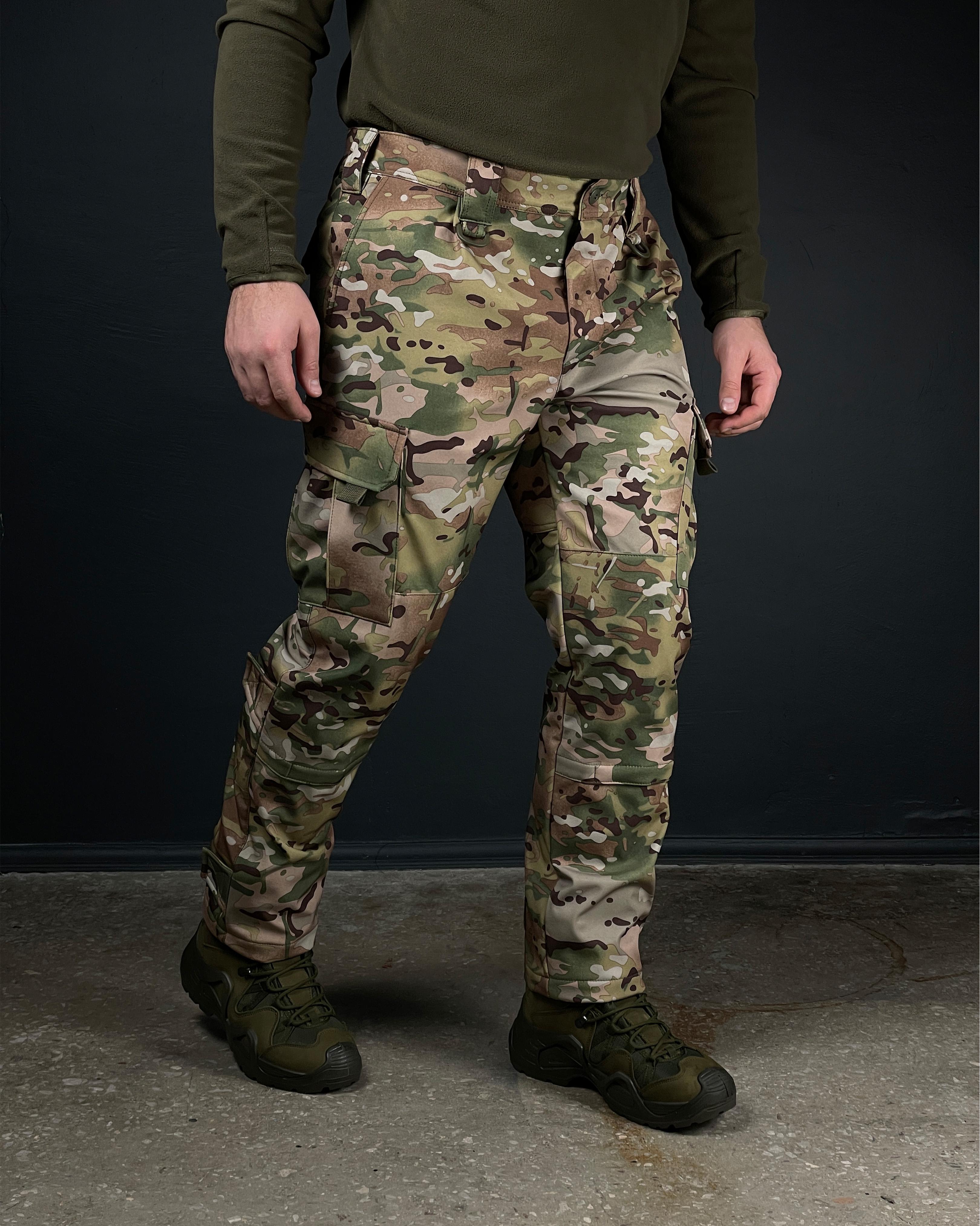 Штаны военные мужские COOPERR Soft Shell Combat Plus 3XL Мультикам (SHT-14.3.3XL) Штаны военные мужские COOPERR Soft Shell Combat Plus 3XL Мультикам (SHT-14.3.3XL)