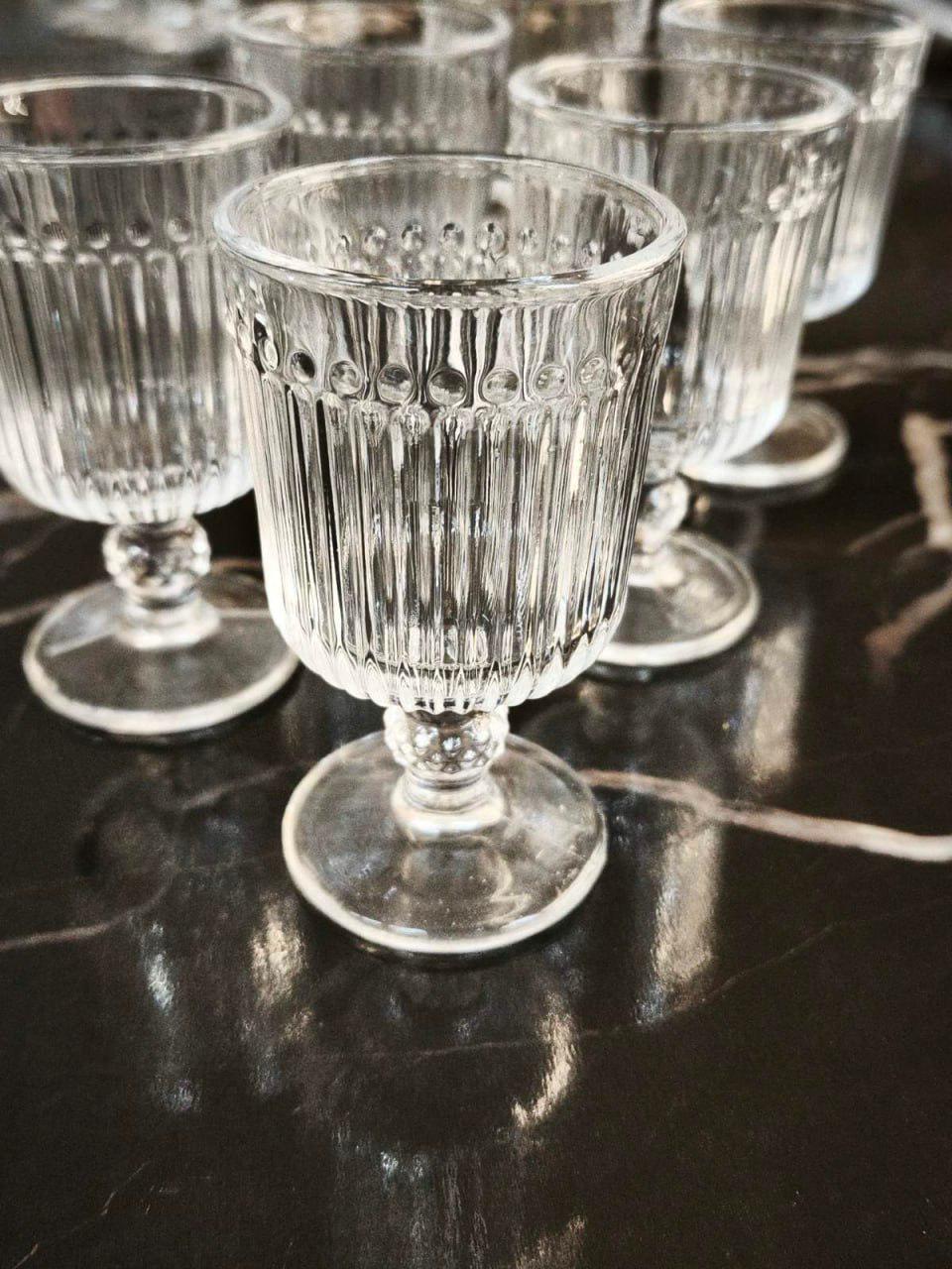 Набор рюмок на ножках Династия 60 мл 6 шт. Прозрачный (102-488) - фото 8 Набор рюмок на ножках Династия 60 мл 6 шт. Прозрачный (102-488) - фото 8