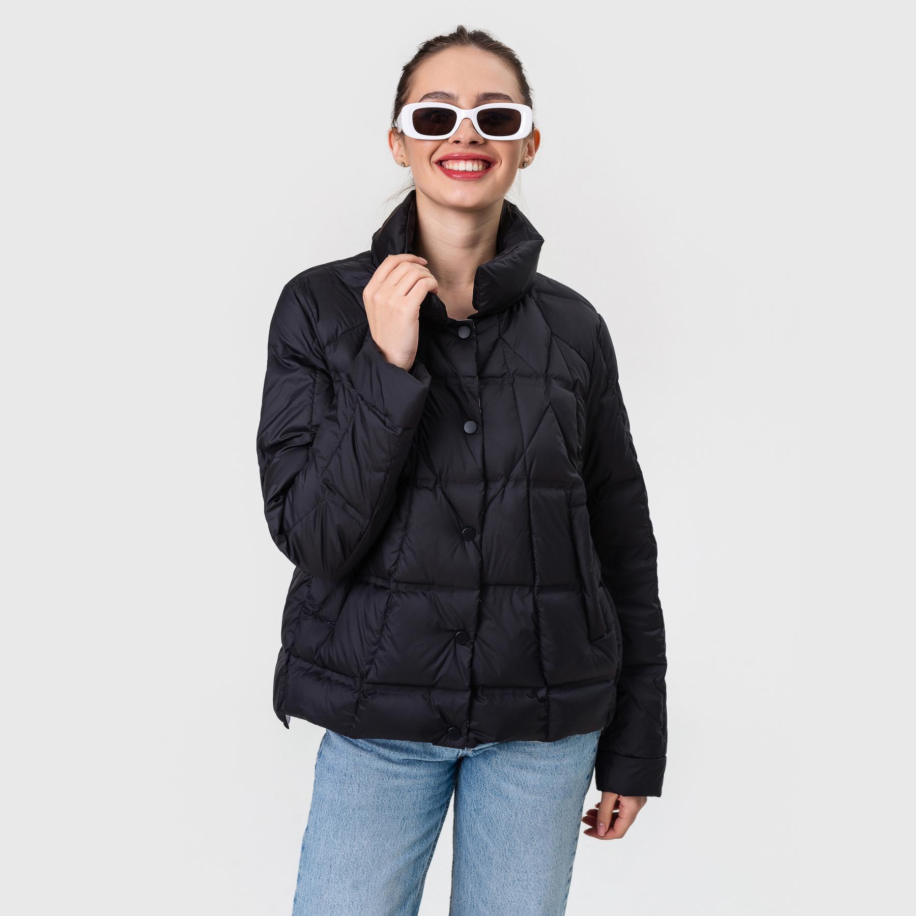 Куртка легка пухова Viva-Wear XL Чорний (882810)