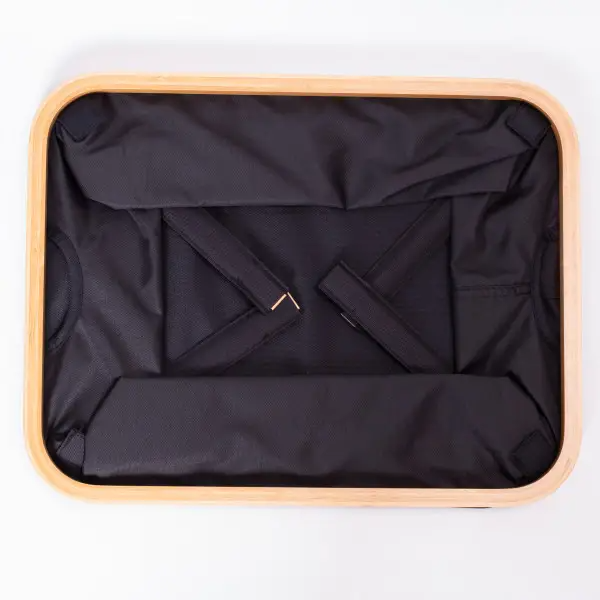 Органайзер для хранения вещей тканевый с бамбуковой рамой 45х35х24 см - фото 3 Органайзер для хранения вещей тканевый с бамбуковой рамой 45х35х24 см - фото 3