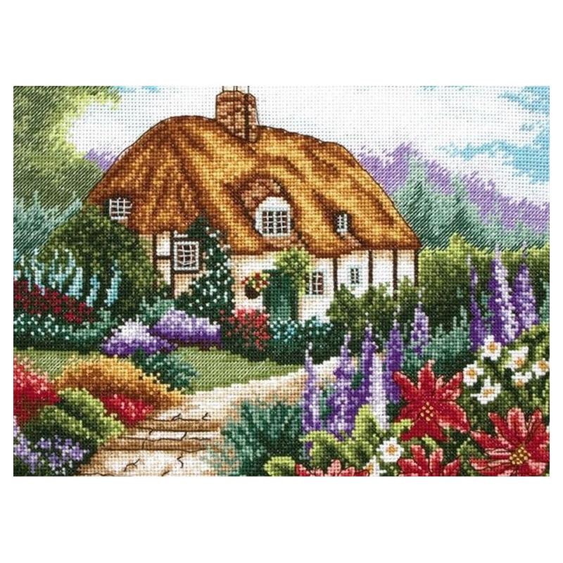 Набор для вышивания крестиком Anchor PCE593 Cottage Garden In Bloom (16666)