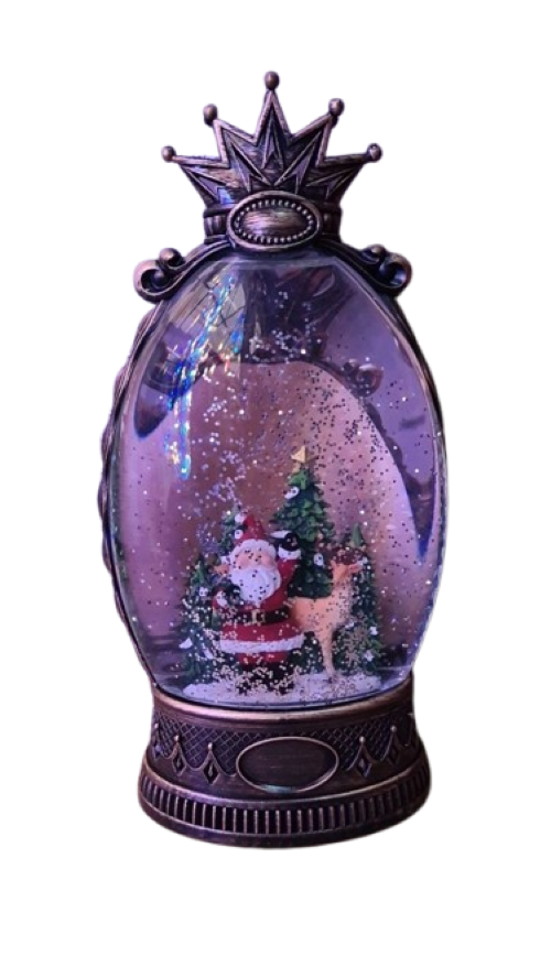 Ночник новогодний музыкальный WDL-23020 Санта-Клаус со снегом и короной с автоподдувом на батарейках/USB Бронзовый (23230475) Ночник новогодний музыкальный WDL-23020 Санта-Клаус со снегом и короной с автоподдувом на батарейках/USB Бронзовый (23230475)