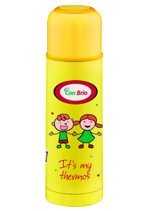 Термос питний дитячий Сon Brio СВ-345-yellow 500 мл Жовтий (8-6-1527109) Термос питний дитячий Сon Brio СВ-345-yellow 500 мл Жовтий (8-6-1527109)