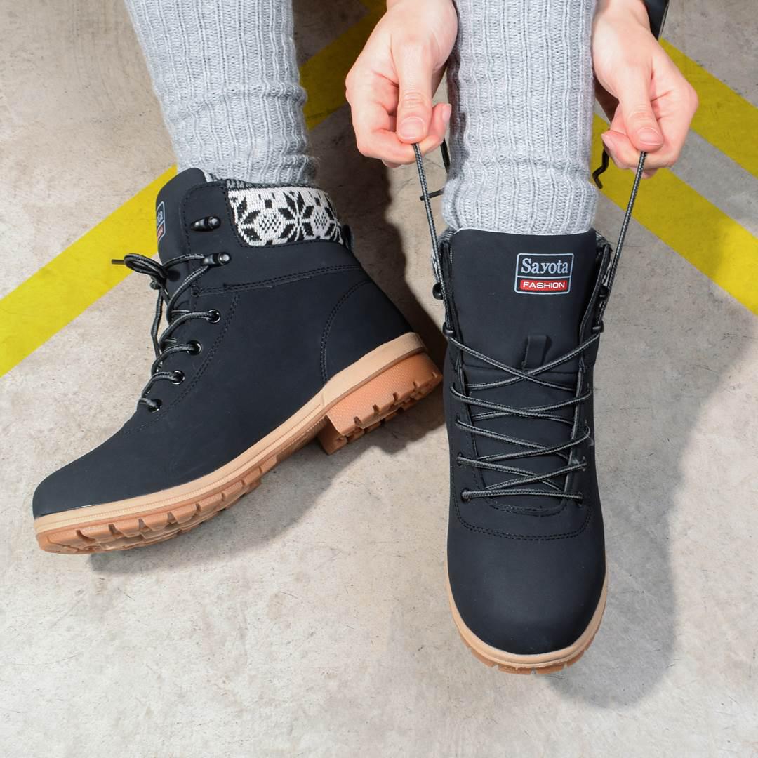 Хайкеры женские с зимним орнаментом 326194 р. 37 24,5 см