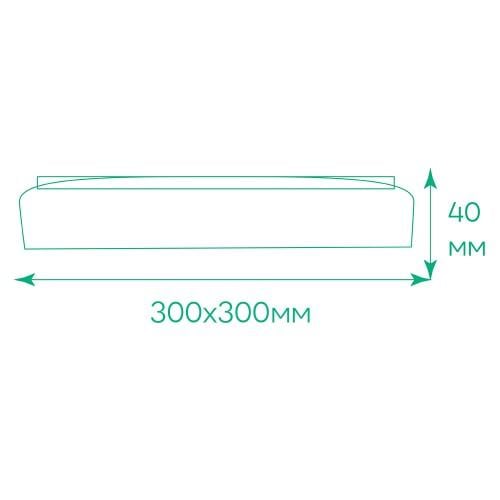Светильник светодиодный Ardero 48 Вт 5000K квадратный Белый (AL802ARD 48w) - фото 3 Светильник светодиодный Ardero 48 Вт 5000K квадратный Белый (AL802ARD 48w) - фото 3