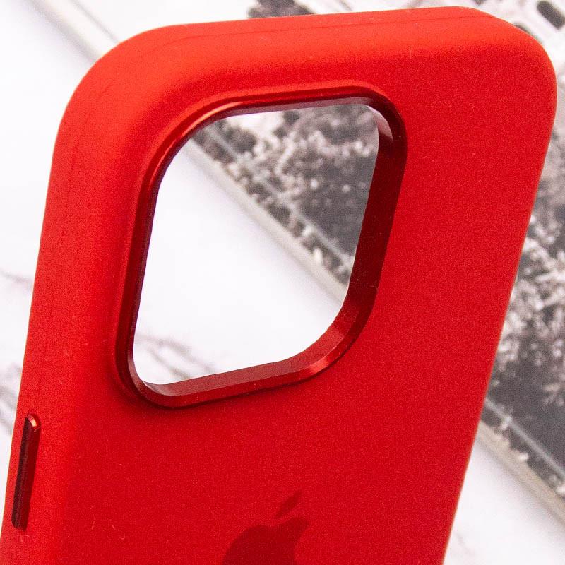 Протиударний чохол Silicone Case Metal Buttons (AA) для Apple iPhone 13 Pro Max (6.7") Червоний / Red - фото 8