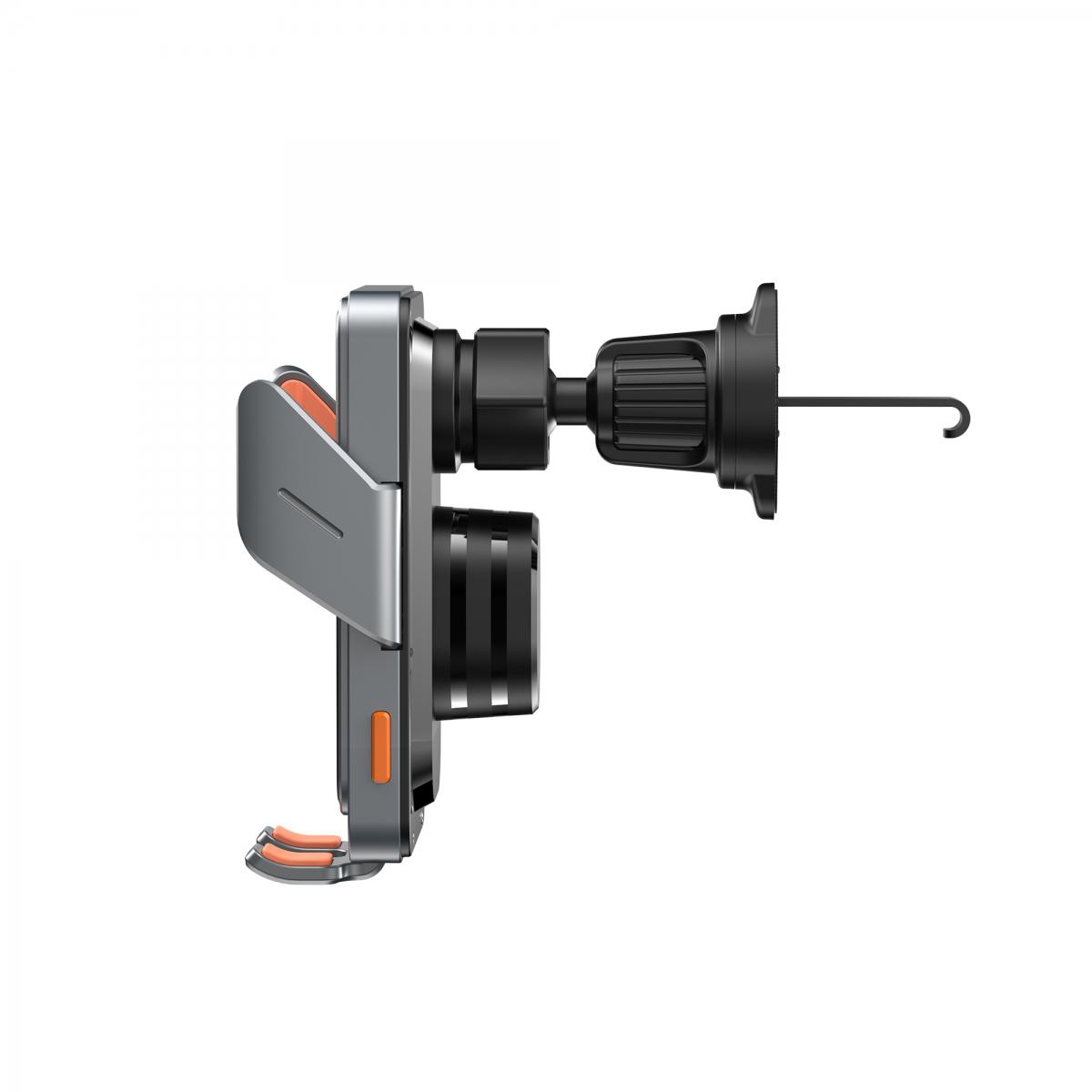 Автодержатель C11 Induction с беспроводной зарядкой 5-15W Black/Silver (64232) - фото 3 Автодержатель C11 Induction с беспроводной зарядкой 5-15W Black/Silver (64232) - фото 3