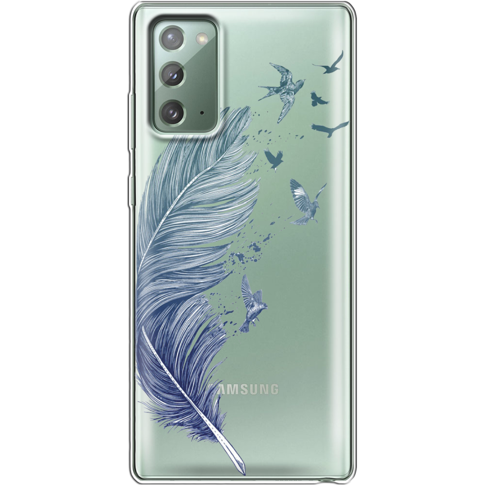 Чехол Boxface Samsung N980 Galaxy Note 20 Feather Прозрачный силикон (40568-cc38-40568)