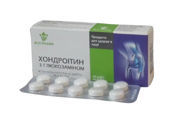 Хондроитин с глюкозамином Элит-Фарм 40 табл. (1211633250)