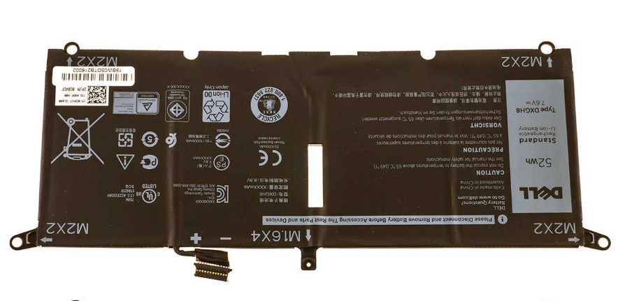 Аккумулятор для ноутбука Dell XPS 13 9370 6500 mAh 76V 49 Wh