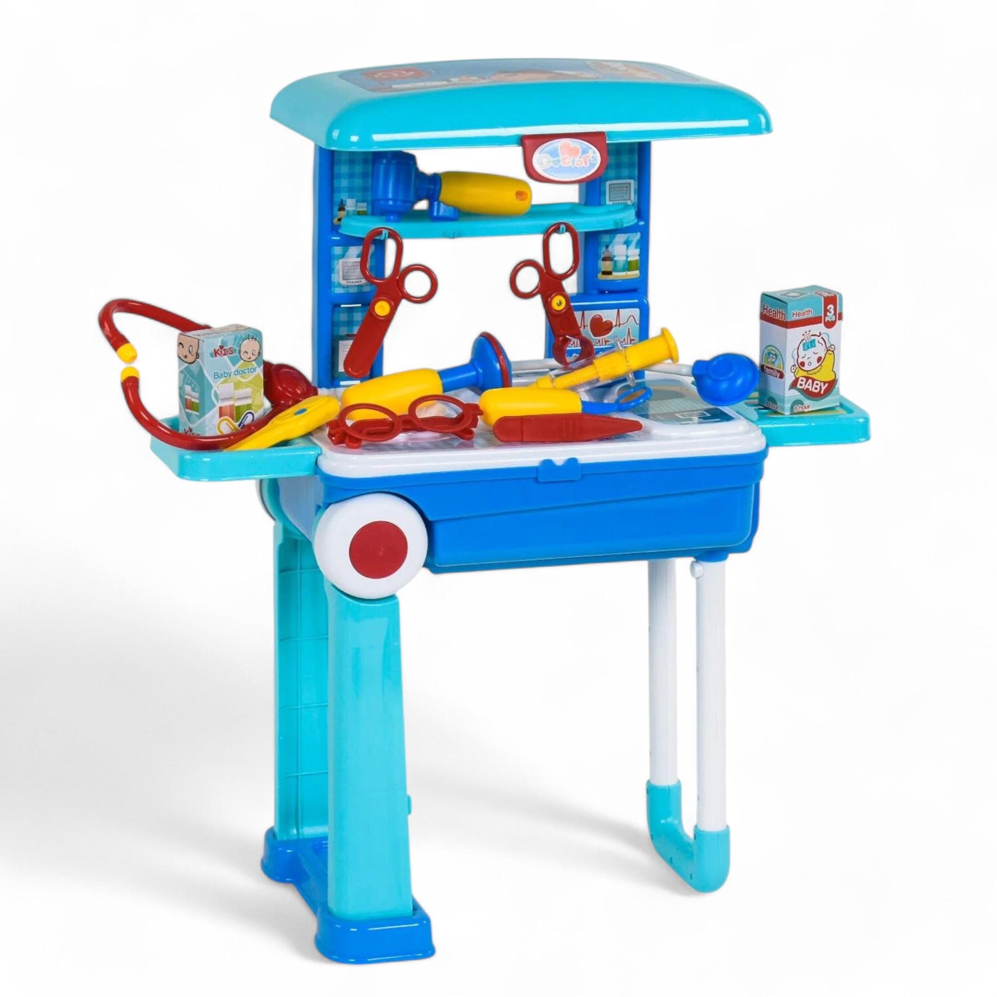 Игровой набор xiong cheng doctor kids 2в1 в чемодане (G_008-925)