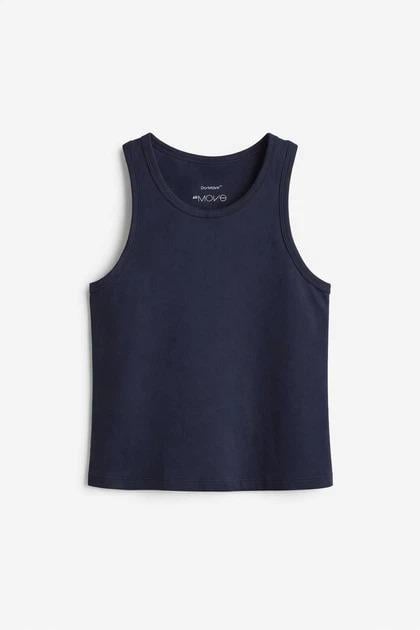 Майка H&M 1234574 122-128 см Темно-синий