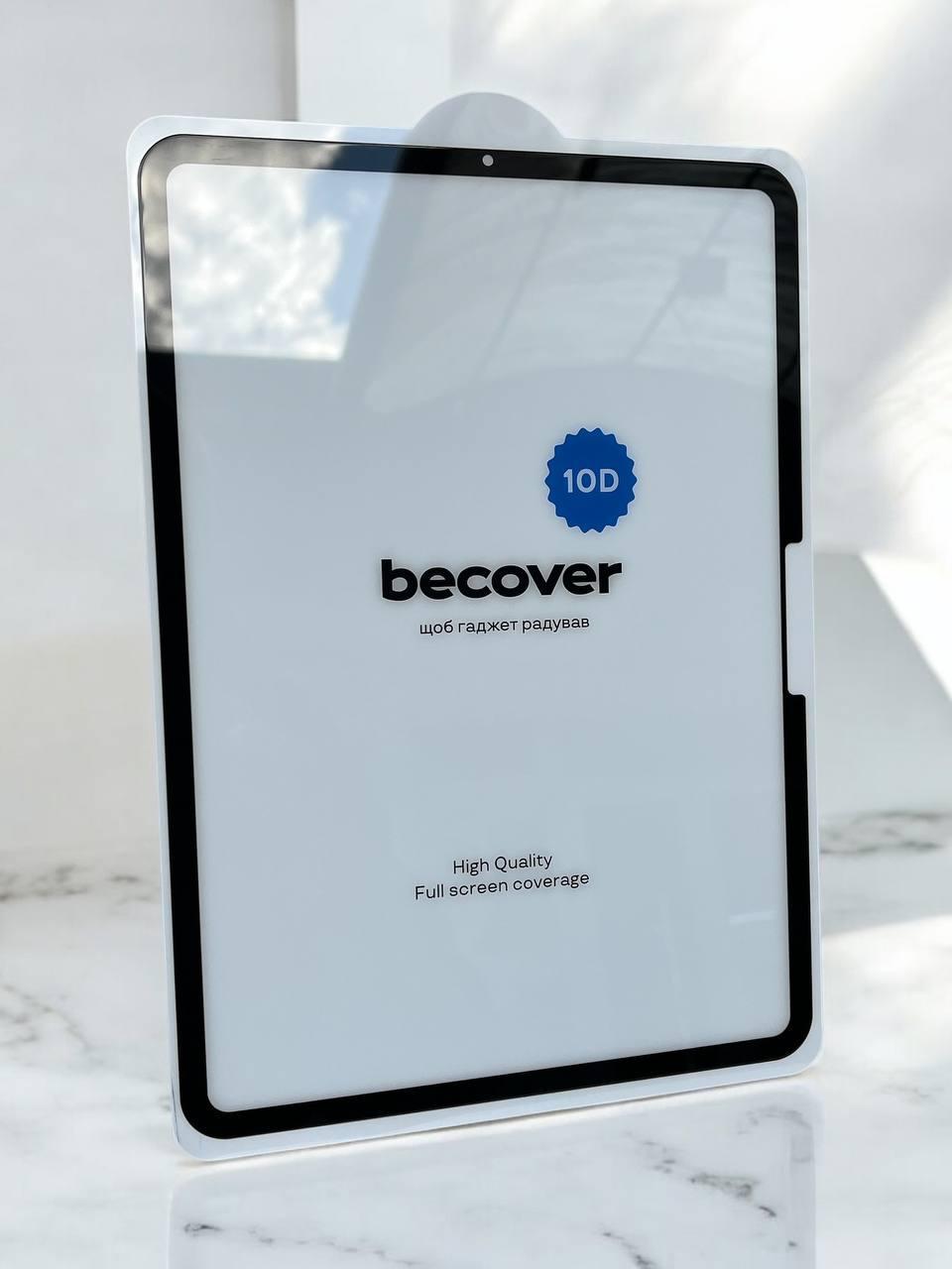 Защитное стекло BeCover 10D для планшета Apple iPad Pro 11" 2024 A2836/A2837/A3006 Black (2379364545) - фото 2